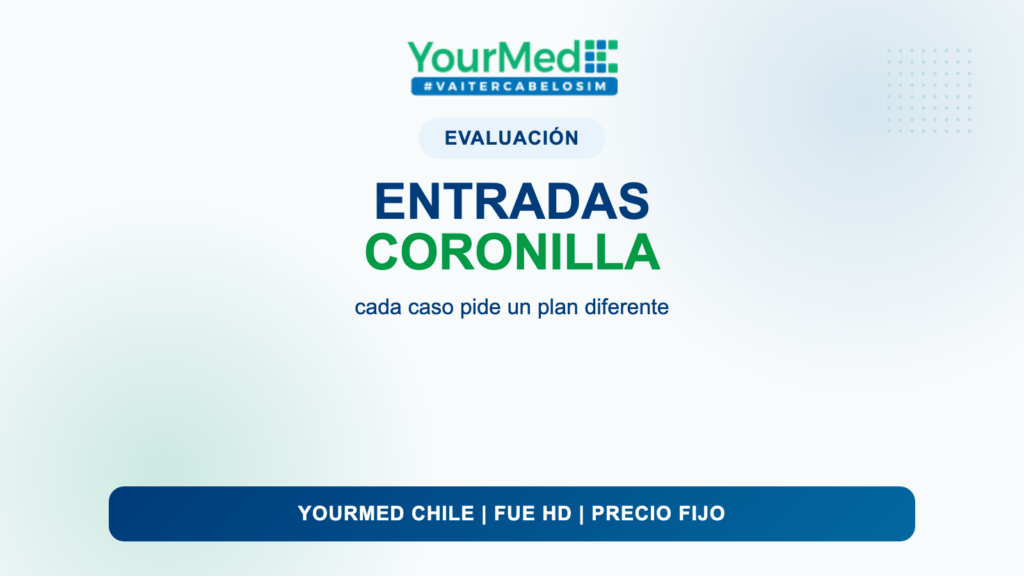 Entradas, coronilla o calvicie: cómo YourMed evalúa tu recuperación capilar en Santiago | YourMed Chile FUE HD