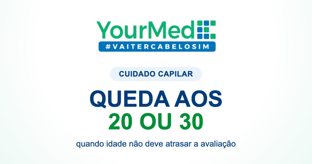 Queda de cabelo aos 20 ou 30 anos: é cedo para se preocupar? | YourMed VaiTerCabeloSim
