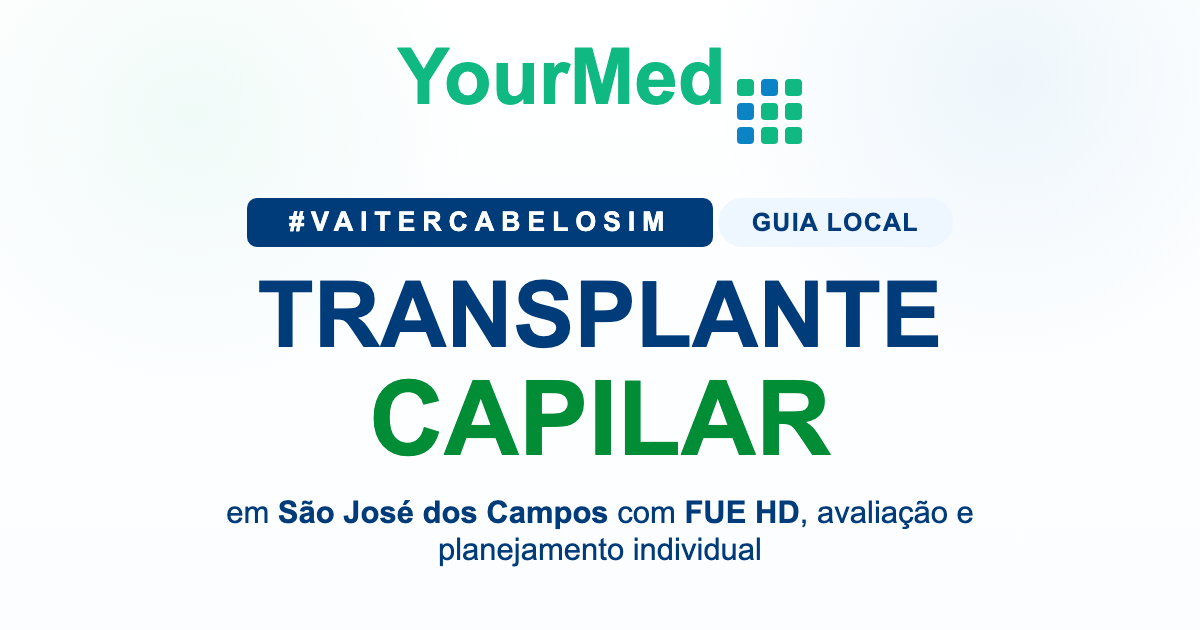 Imagem de destaque da YourMed sobre TRANSPLANTE CAPILAR em São José dos Campos