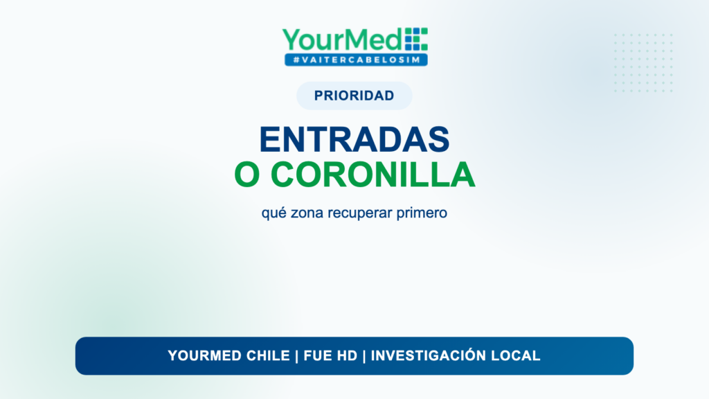 Entradas o coronilla: qué zona conviene recuperar primero en un injerto capilar | YourMed Chile