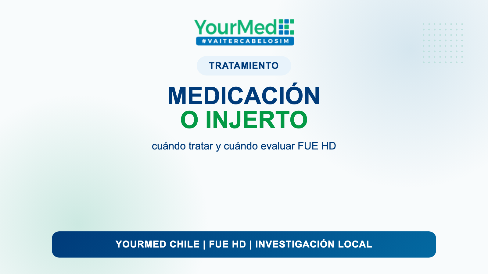 Minoxidil, finasteride o injerto capilar: qué camino tiene sentido en Santiago | YourMed Chile