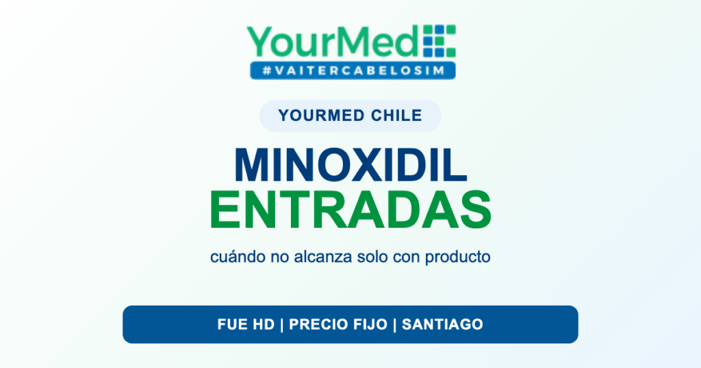 Minoxidil para entradas en Chile: cuándo ayuda y cuándo evaluar trasplante capilar en YourMed Chile
